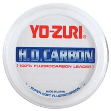 Yo-Zuri H.D. FLUORO CARBON 30yd Spool 40lb / 50lb (Disappearing Pink)