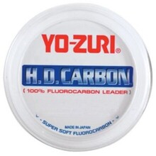 Yo-Zuri H.D. FLUORO CARBON Disappearing Pink 30yd (Select from 60lb, 80lb, 100lb, 130lb)