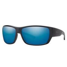 Smith Forge Polarized Sunglasses - Matte Black/Blue Mirror