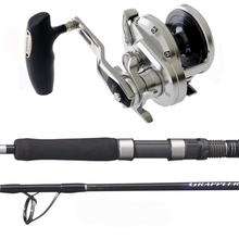 COMBO - Shimano Ocea Jigger 4000 + Grappler Type J PE6 5'6 300g OH