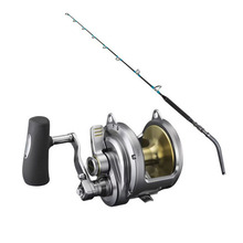 COMBO - Shimano Talica 40IIA 2-Speed Lever Drag Game Reel + Shimano Talica Offshore OH Spiral Wrap Bent Butt 6ft 50-80lb 2pc Game Rod
